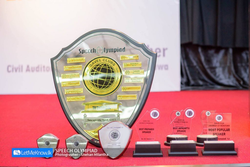 The Coveted Shield and Awards of Speech Olympiad Championship 